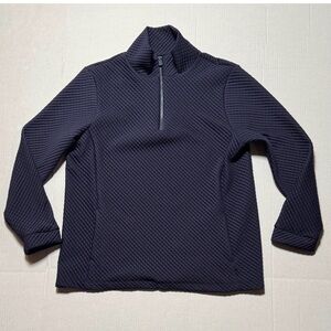 DUDLEY STEPHENS Pocomo Navy Quarter-Zip Pullover XL